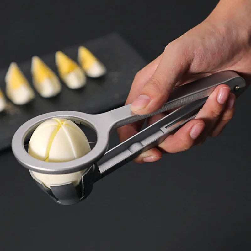 Stainless Steel Egg Slicer for Hard Boiled Eggs for Salad Meal Prep - Huisli