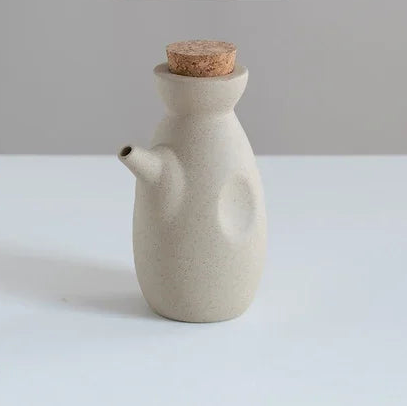 Ceramic Kitchen Spice, Salt and Pepper Jars with Oil Pot - Huisli