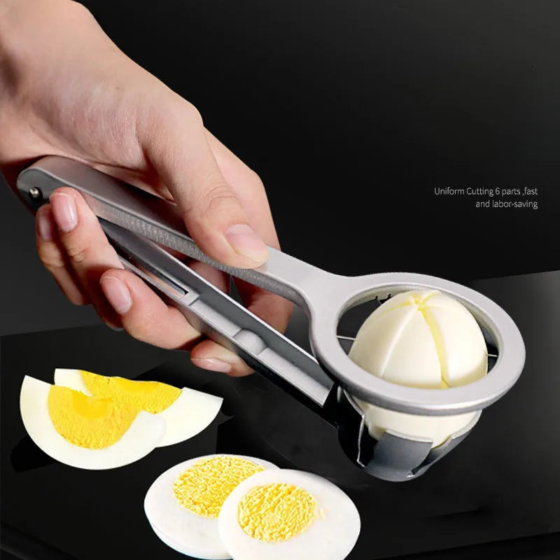 Stainless Steel Egg Slicer for Hard Boiled Eggs for Salad Meal Prep - Huisli