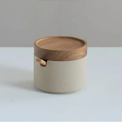 Ceramic Kitchen Spice, Salt and Pepper Jars with Oil Pot - Huisli